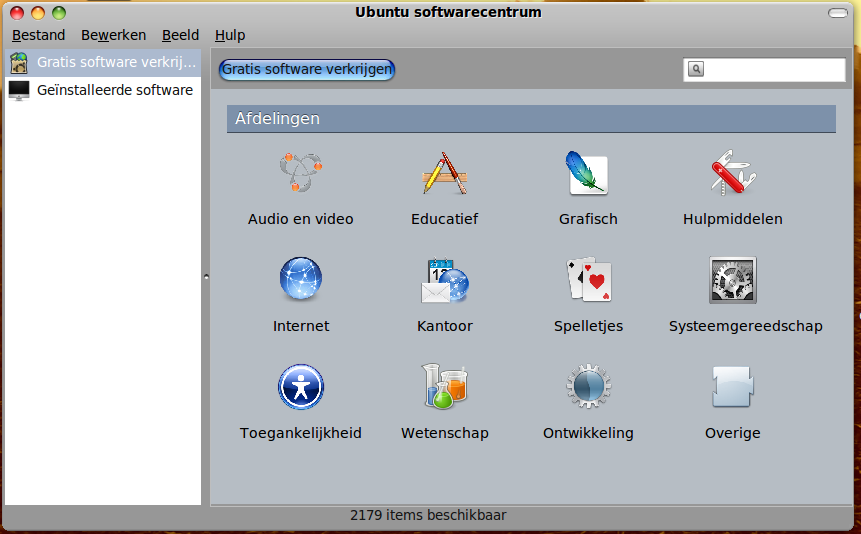softwarecentrum ubuntu